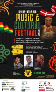 Kaakyire Kwame Appiah, Bessa Simons and Dr Rolf OG Eminencerne storms Ghana-Denmark Music & Cultural Festival in Denmark