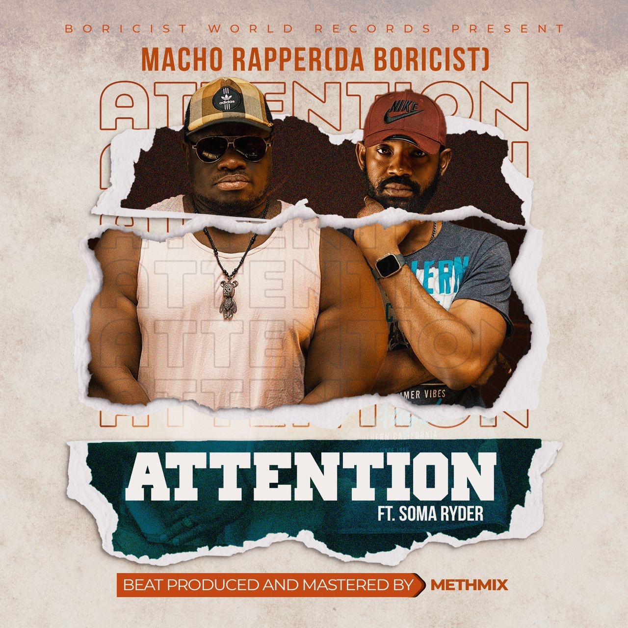Macho Rapper releases ‘ATTENTION’ featuring Soma Rider.